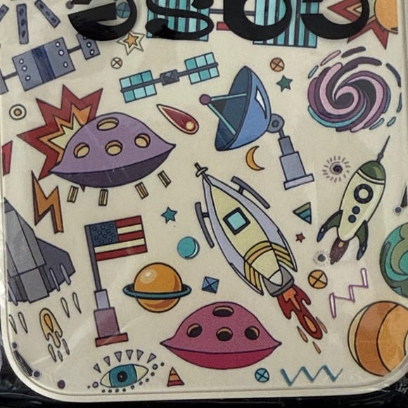 Bundle of 3 Silicone iPhone 14 pro max cases Santa Sports Space NWT - Picture 7 of 8